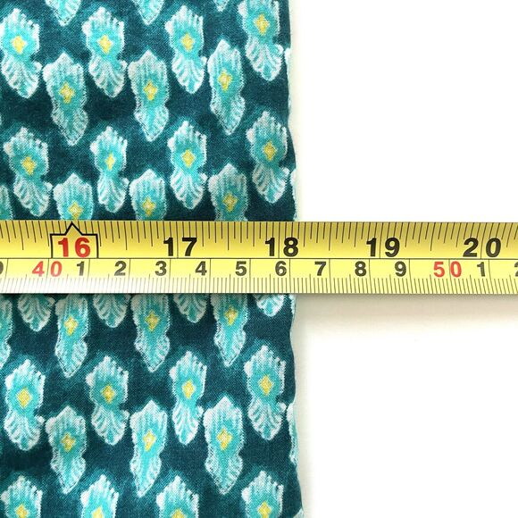 Sundance Stories Be Told Green Southwest Print Easy Button Up Shirt Top - Picture 9 of 14